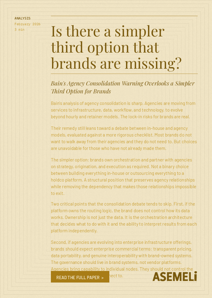 Is there a simpler third option that brands are missing?