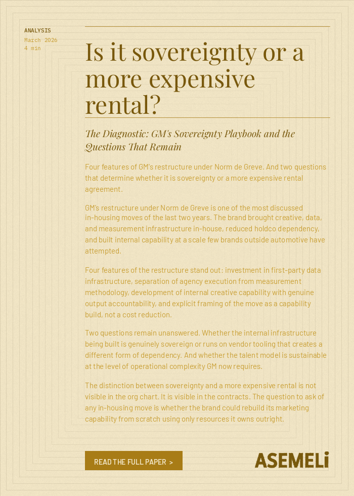 Is it sovereignty or a more expensive rental?